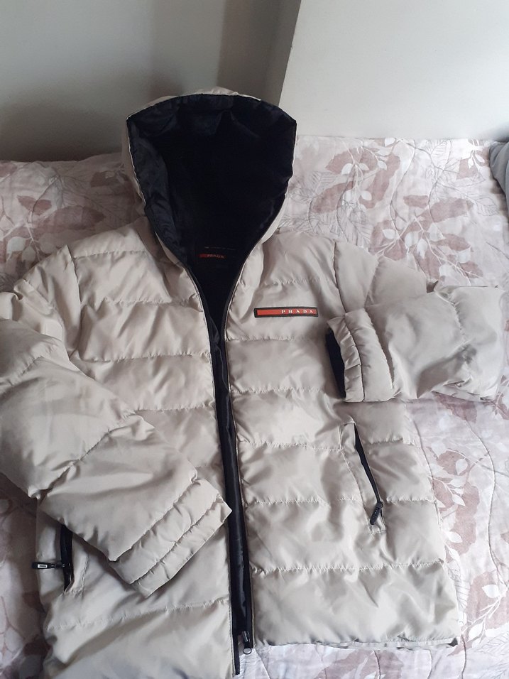 Prada Siyah Baskılı erkek Ceket - Görsel 4