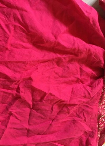 34 Beden pembe Renk Pembe Kolsuz Bluz