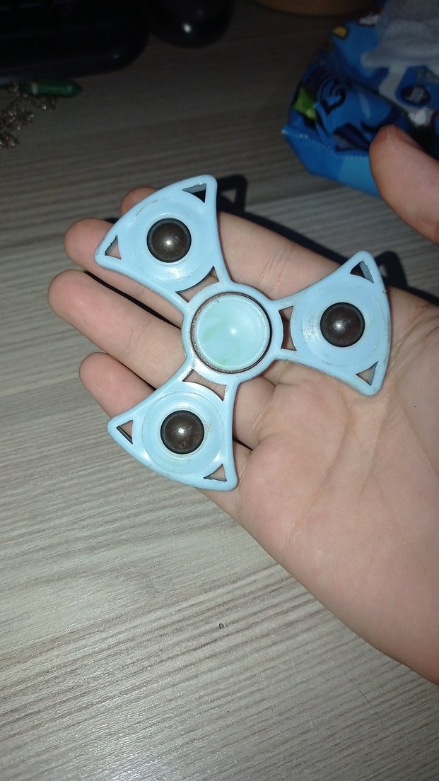 Mavi Üç Kanatlı stres çarkı - Görsel 2