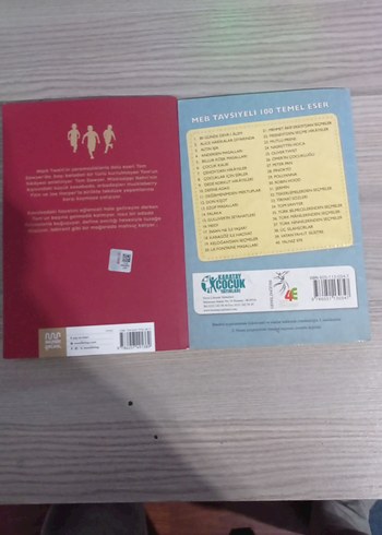 Tom Sawyer Çocuk Klasikleri Seti iki kitapta iyi durumdadır - Görsel 2