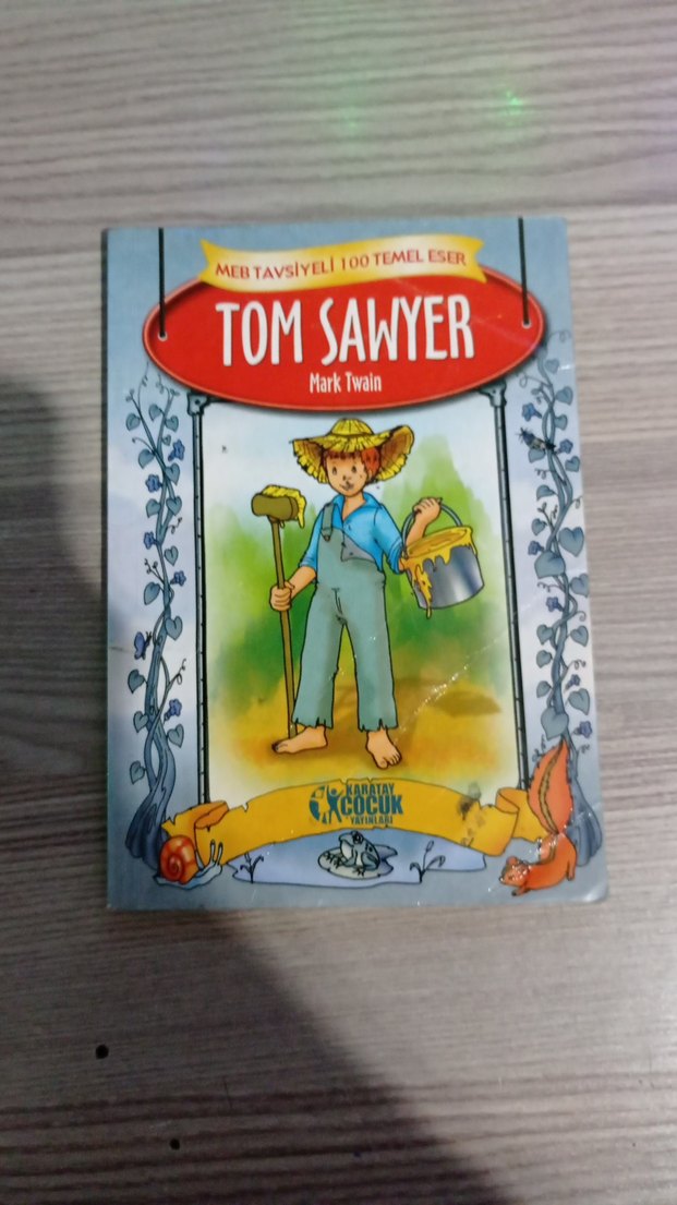Tom Sawyer Çocuk Klasikleri Seti iki kitapta iyi durumdadır - Görsel 5