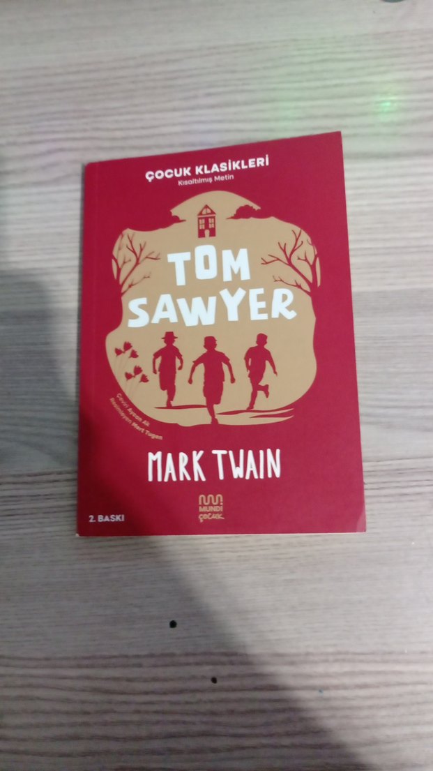 Tom Sawyer Çocuk Klasikleri Seti iki kitapta iyi durumdadır - Görsel 3