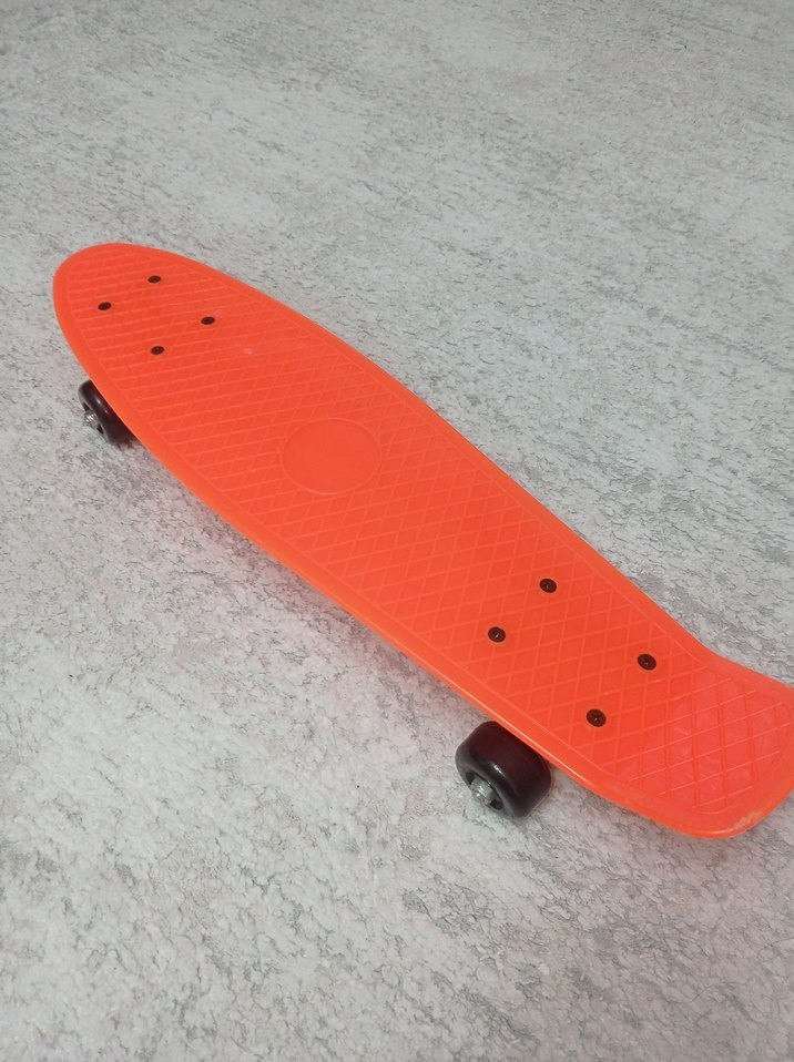 Turuncu Renkli penny board çocuk kaykayı - Görsel 5