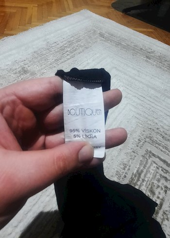 Siyah Uzun Kollu Çok esnek Kadın - Görsel 4