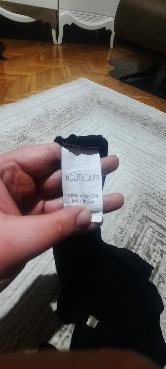 Siyah Uzun Kollu Çok esnek Kadın - Görsel 4