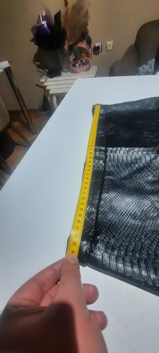 KOTON KADIN Yılan Desenli Deri Mini Etek - Görsel 5