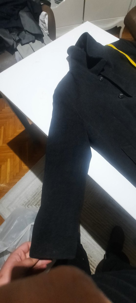 ERKEK SİYAH KABAN - Görsel 2