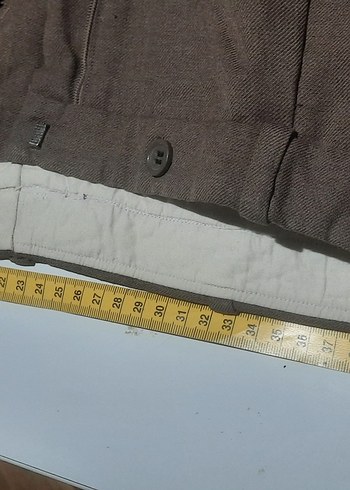 ERKEK KAHVE RENGI KUMAS PANTOLON - Görsel 4