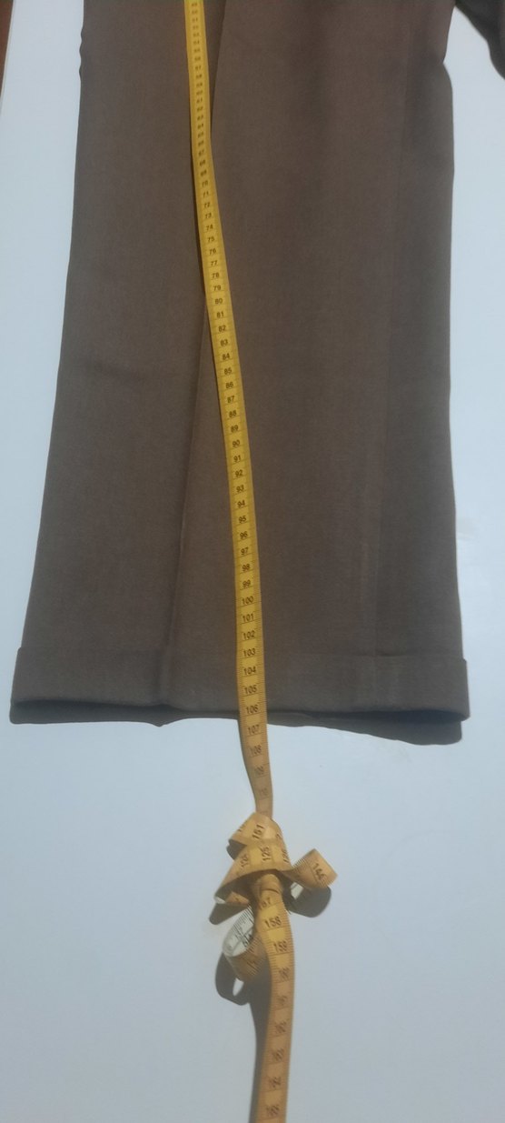 ERKEK KAHVE RENGI KUMAS PANTOLON - Görsel 2