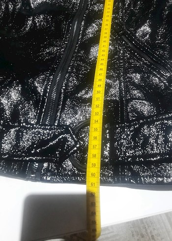 mavi kadın siyah ceket Kemerli - Görsel 2