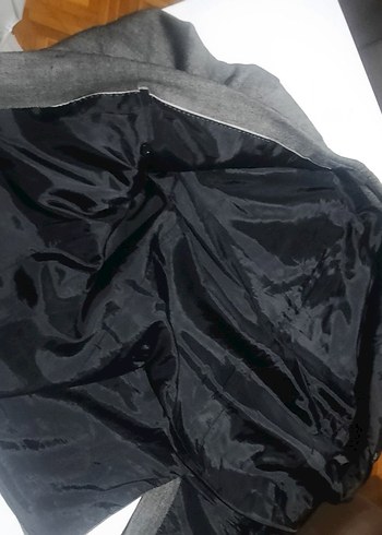 Gri Notch Yaka Erkek Takım Elbise - Görsel 4