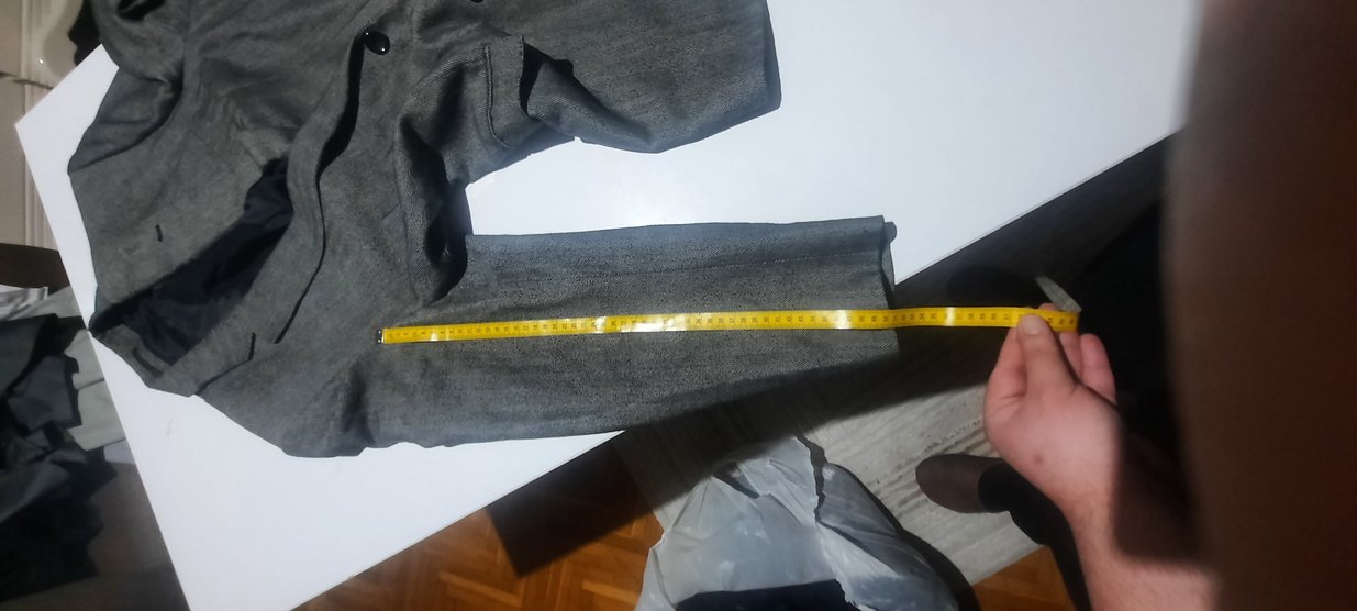 Gri Notch Yaka Erkek Takım Elbise - Görsel 3