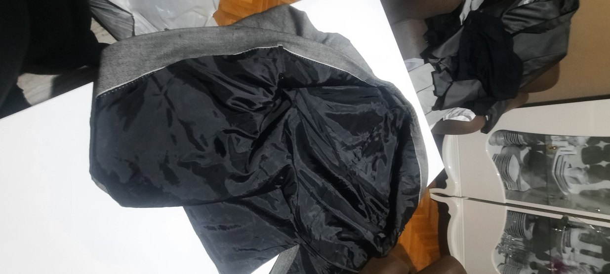 Gri Notch Yaka Erkek Takım Elbise - Görsel 4