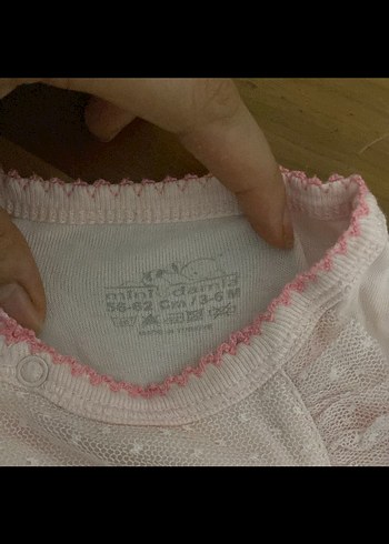 Nakışlı Dantelli Pembe Tulum - Görsel 2