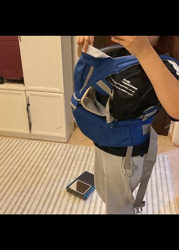 Mavi ve Gri Bebek Taşıyıcı AnaKucağı - Görsel 3