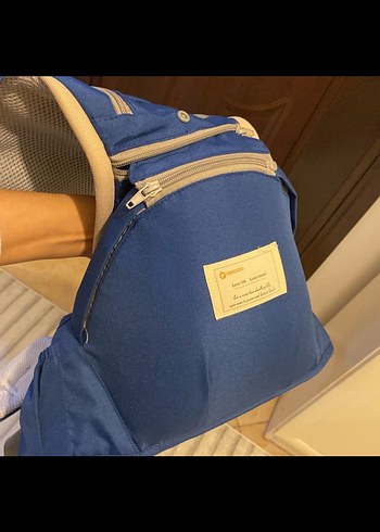 Mavi ve Gri Bebek Taşıyıcı AnaKucağı - Görsel 4