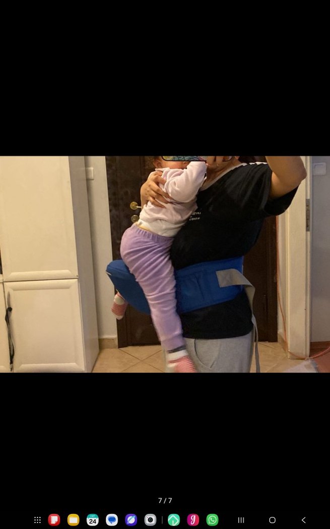 Mavi ve Gri Bebek Taşıyıcı AnaKucağı - Görsel 5