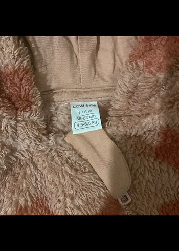 Kahverengi Kürklü Bebek Tulumu - Görsel 2