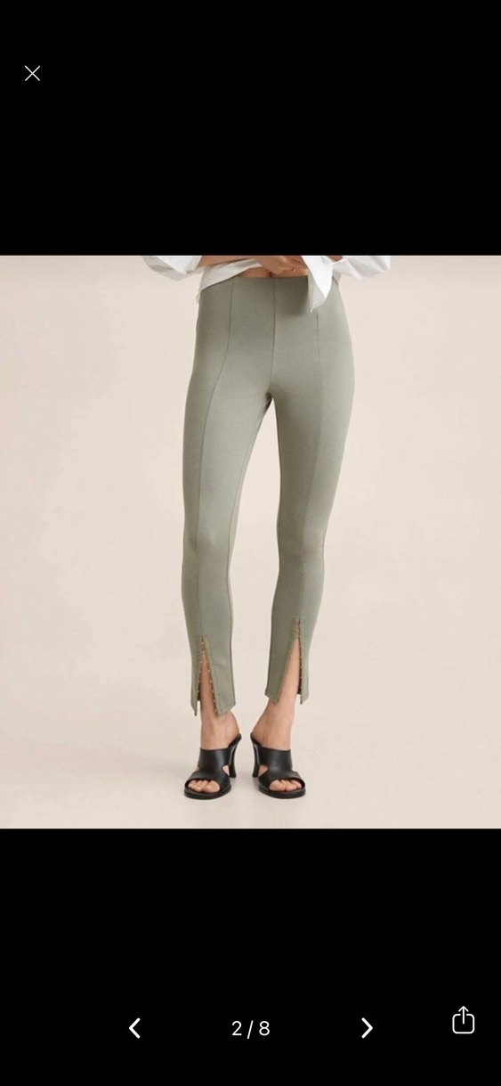 Yeşil Kadın Tayt - Görsel 2