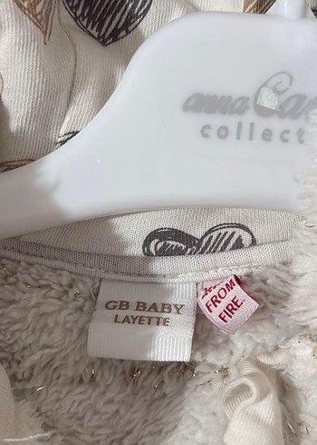 Bebek Kız Peluş Tulum Beyaz - Görsel 6