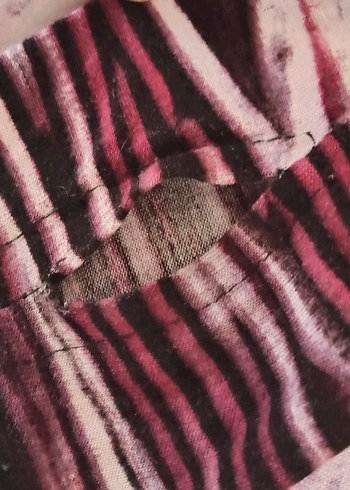 Piliseli Zebra Desenli Uzun Kollu Body - Görsel 2