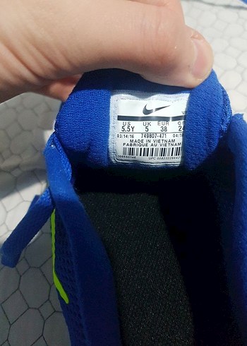 Mavi Bağcıklı Spor Erkek Sneakers - Görsel 2