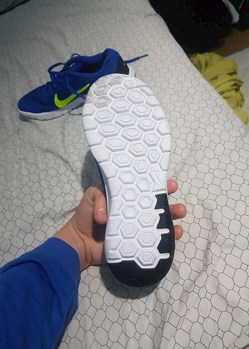 Mavi Bağcıklı Spor Erkek Sneakers - Görsel 4