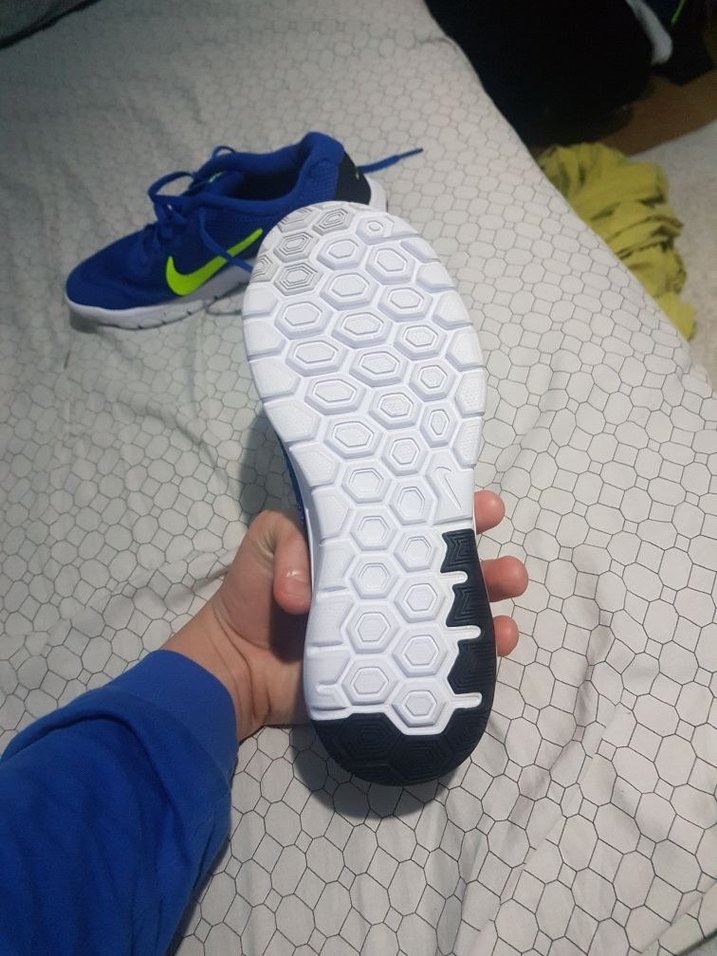 Mavi Bağcıklı Spor Erkek Sneakers - Görsel 4