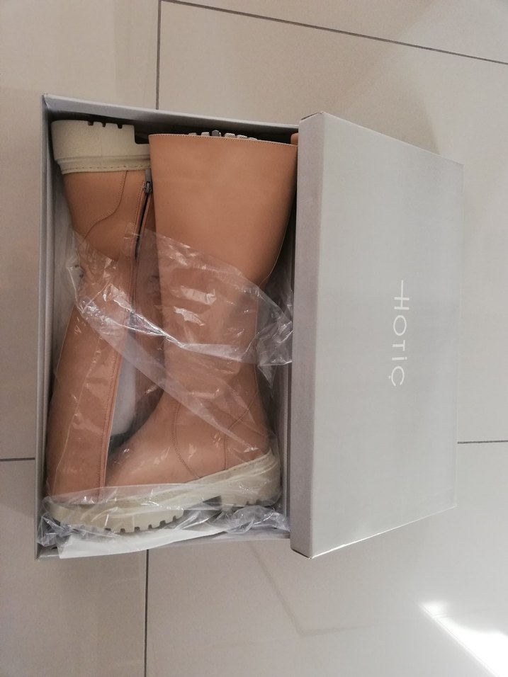 Hotiç marka 39 numara bej sıfır Kadın  Çizme - Görsel 2