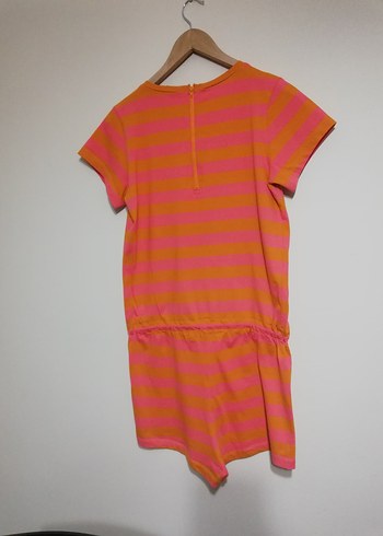 Pieces marka Çizgili kadın şort tulum - Görsel 2