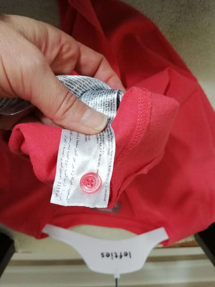 Mango Kız Çocuk Düğmeli Uzun Kollu V Yaka Pembe Tişört - Görsel 5