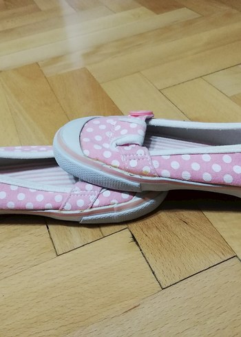 Mother care pembe Puantiyeli Kız Babet Ayakkabı - Görsel 5