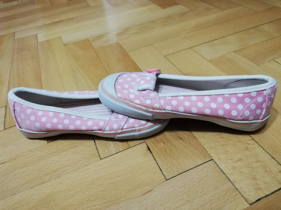 Mother care pembe Puantiyeli Kız Babet Ayakkabı - Görsel 5