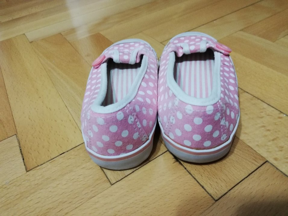 Mother care pembe Puantiyeli Kız Babet Ayakkabı - Görsel 4