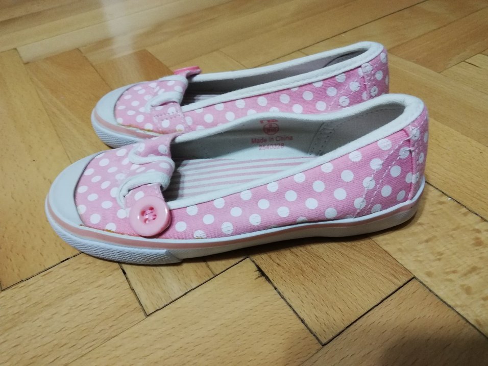 Mother care pembe Puantiyeli Kız Babet Ayakkabı - Görsel 2