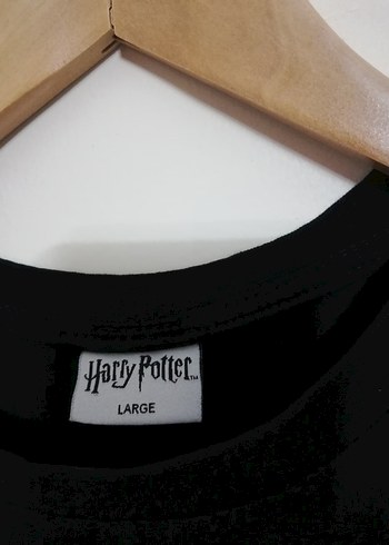 Harry Potter Baskılı Siyah unisex Tişört - Görsel 2