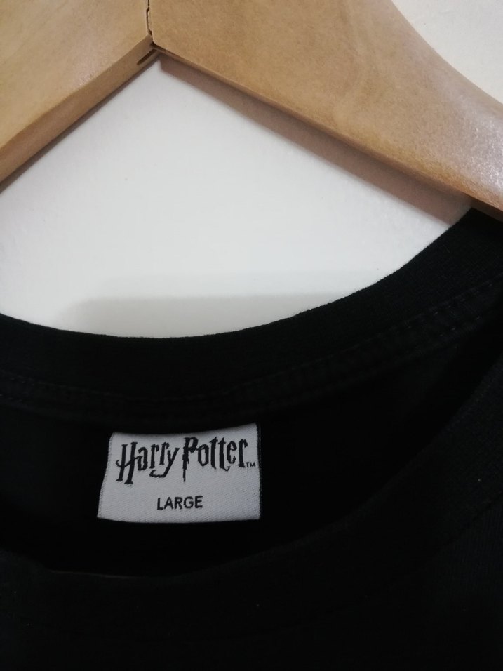 Harry Potter Baskılı Siyah unisex Tişört - Görsel 2
