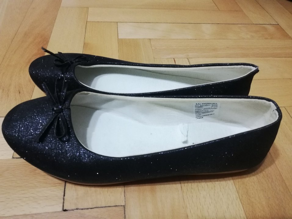 Lc waikkiki kız Çocuk Siyah Simli  Babet - Görsel 3