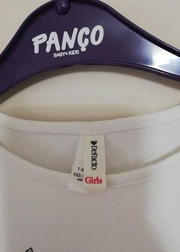 DefactoKız Çocuk Beyaz Uzun Kollu Baskılı Tişört - Görsel 3