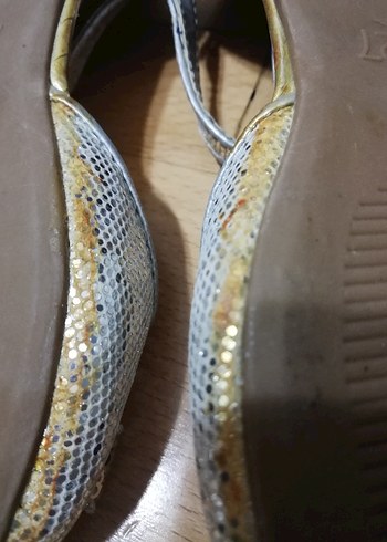 Accesorize kız Çocuk Gri simli bilekten bağlamalı Babet - Görsel 5