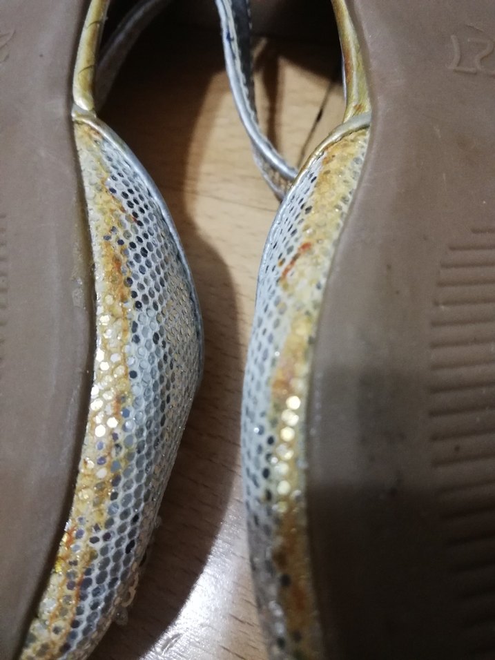 Accesorize kız  Çocuk Gri simli bilekten bağlamalı  Babet - Görsel 5