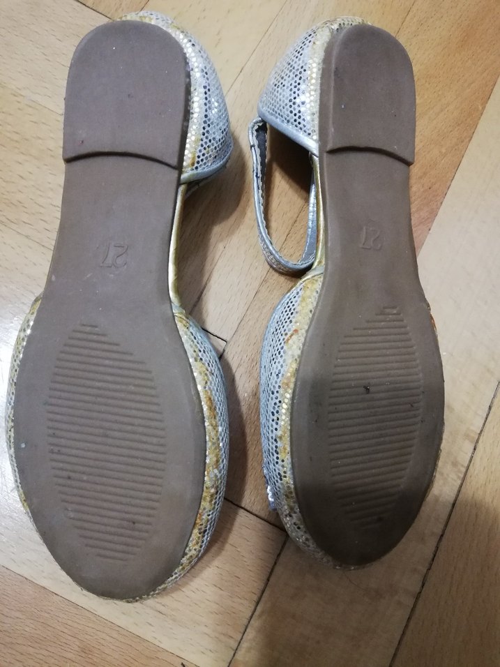 Accesorize kız  Çocuk Gri simli bilekten bağlamalı  Babet - Görsel 4