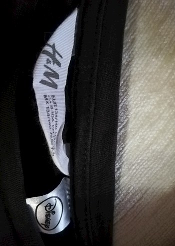 H&M Kız Çocuk Gri Uzun Kollu Baskılı Tişört - Görsel 3