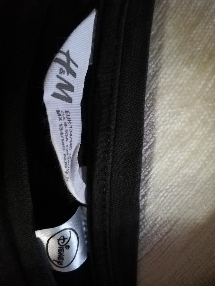 H&M Kız Çocuk Gri Uzun Kollu Baskılı Tişört - Görsel 3