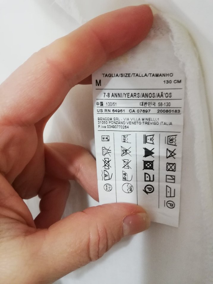 Benetton kız  Çocuk Beyaz Gömlek - Görsel 3