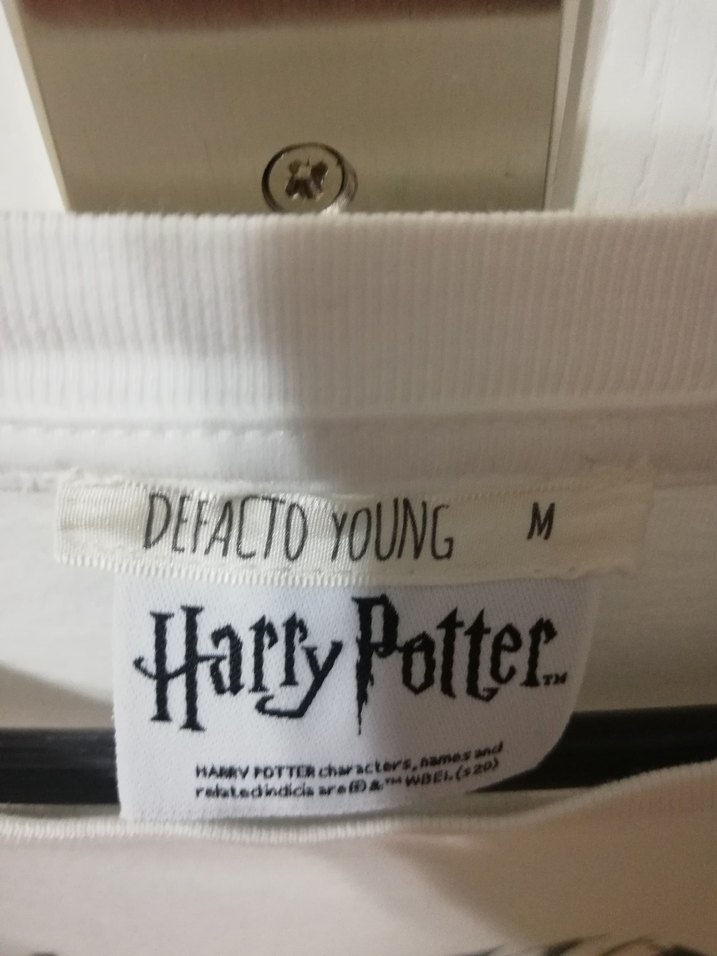 Defacto marka Harry Potter Baskılı Kız Tişörtü - Görsel 2