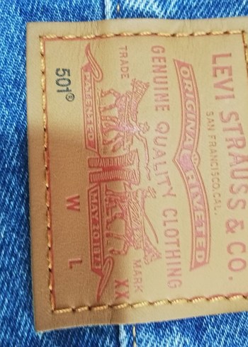 Levis 501 Koyu Mavi Kadın Mini Denim Şort - Görsel 4