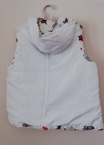 Zara Girl Renkli Baskılı Kız Çocuk pofidik şişme Yelek - Görsel 9