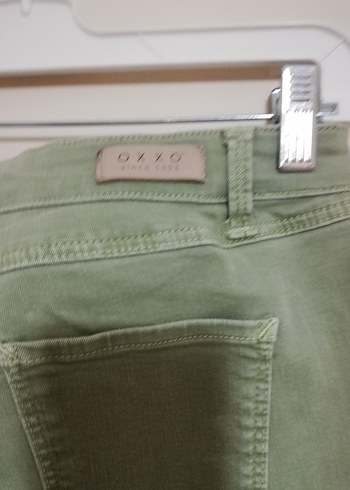 Oxxo Kadın yeşil denim pantolon - Görsel 3
