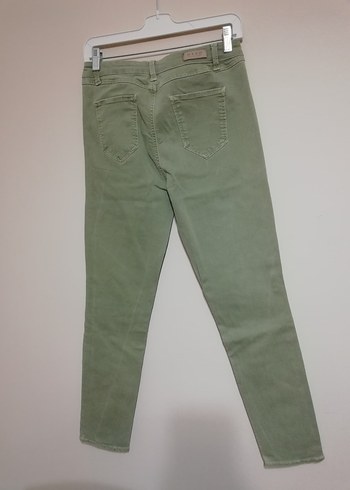 Oxxo Kadın yeşil denim pantolon - Görsel 2